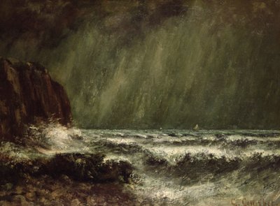 Storm at Sea, 1865 by Gustave Courbet